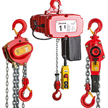 Polipastos eléctricos, Polipasto manuales y Polipastos Neumáticos